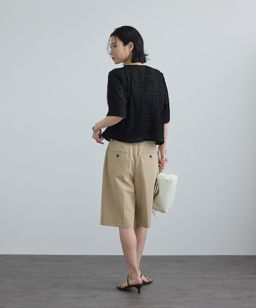 ADAM ET ROPE'(アダムエロペ)の「【WEB限定】ティアードラッセルシアーTシャツ(Tシャツ/カットソー・レディース・ブラック/ホワイト/サックス・F)」の13枚目の写真