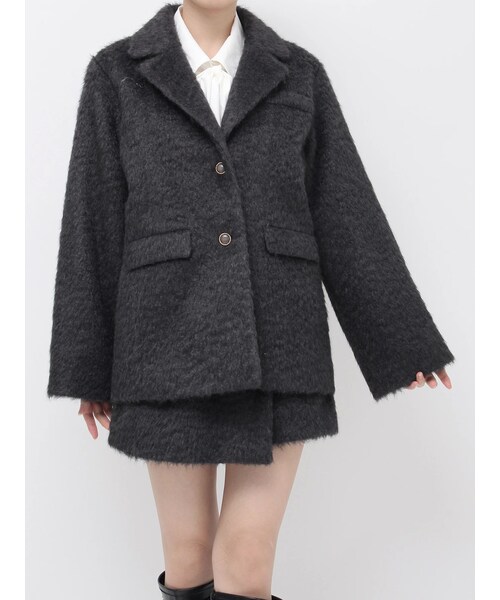 dazzlin（ダズリン）の「シャギーテーラージャケット（テーラード