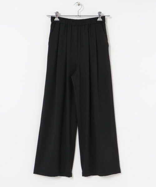 URBAN RESEARCH（アーバンリサーチ）の「『3サイズ展開』『イージーケア』タックギャザーストレートパンツ（その他パンツ・レディース・SAND BEG/CHARCOAL/BLACK/STRIPE・36/38/40）」の14枚目の写真