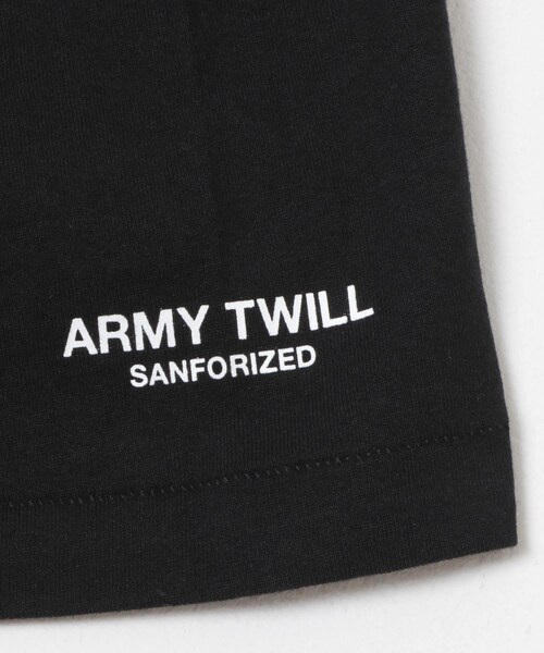 URBAN RESEARCH Sonny Label（アーバンリサーチサニーレーベル）の「ARMY TWILL　PRINT HSTEE ARMY（Tシャツ/カットソー・メンズ・BLACK/WHITE/BLUE/YELLOW・M/L）」の18枚目の写真