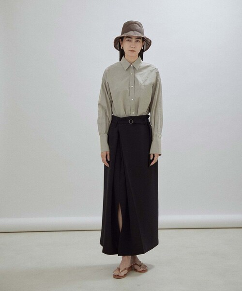 ADAM ET ROPE'（アダムエロペ）の「【公式サイト限定】【La Maison de Lyllis（メゾンドリリス）】QWAU（ハット・レディース・ブラック/ダークブラウン系/サックス/ピンク・F）」の14枚目の写真