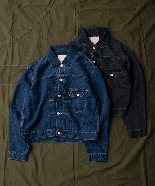 URBAN RESEARCH（アーバンリサーチ）の「HERILL　LinenDenim XXJacket（デニムジャケット・メンズ・Vintage w/Black VTG・2/3）」の7枚目の写真