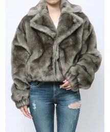 GYDA | エコファーショートコート(その他アウター)