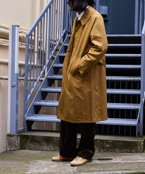 ADAM ET ROPE'（アダムエロペ）の「【AMC】Stefan（ステンカラーコート・メンズ・カーキ系・44/46/48）」の9枚目の写真