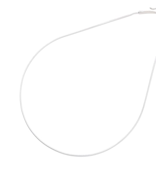 ADAM ET ROPE'（アダムエロペ）の「【公式サイト限定】【Rieuk(リューク)】Thiner Snake  Necklace（ネックレス・レディース・シルバー・F）」の11枚目の写真