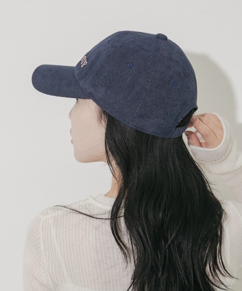 SMELLY（スメリー）の「コーデュロイロゴキャップ（キャップ・レディース・BEG/BRN/NVY・-）」の21枚目の写真