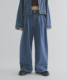 THE GOODLAND MARKET | cwtch　ORGANIC DENIM WIDEPANTS V(デニムパンツ)