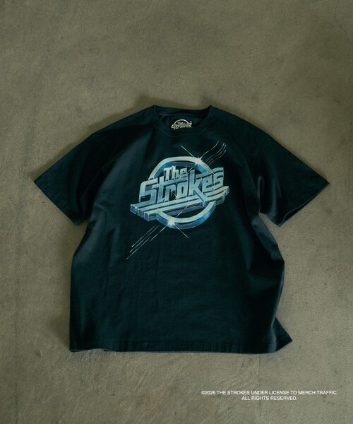 bonjour records(ボンジュールレコーズ)の「The Strokes for bonjour records Official S/S Tee ザ・ストロークス オフィシャル Tシャツ(Tシャツ/カットソー・レディース・ブラック/ブラック系・L/M/XL)」の7枚目の写真