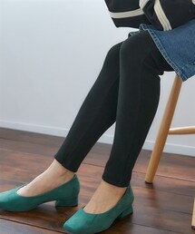 nissen | 大きいサイズあたたか裏起毛リブカットソーレギンス(パンツ)