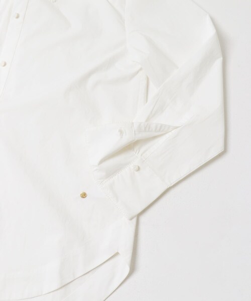 URBAN RESEARCH ROSSO（アーバンリサーチロッソ）の「F by ROSSO　トリミングレースビッグカラーシャツ（シャツ/ブラウス・レディース・OFF WHITE/NAVY/OW STRIPE・FREE）」の14枚目の写真