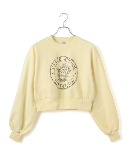 VIS（ビス）の「【DILIGENCE PARLOUR】VIS別注モデルフラワーロゴスウェット【セットアップ対応】（スウェット・レディース・ネイビー/ブルー系/イエロー・F）」の17枚目の写真