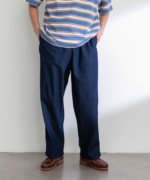URBAN RESEARCH Sonny Label（アーバンリサーチサニーレーベル）の「接触冷感デニムイージーパンツ（デニムパンツ・メンズ・インディゴ/ライトインディゴ・M/L）」の9枚目の写真