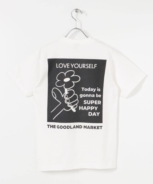 THE GOODLAND MARKET（ザグッドランドマーケット）の「ザ グッドランド マーケット　T-SHIRTS flower（Tシャツ/カットソー・メンズ・black/white/blue・S/M/L）」の19枚目の写真