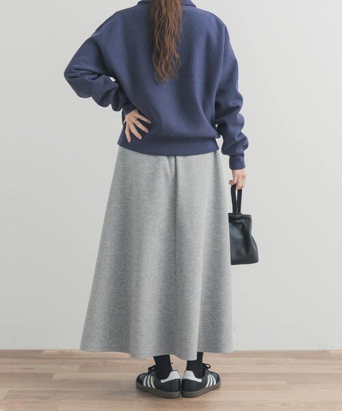 URBAN RESEARCH DOORS（アーバンリサーチドアーズ）の「カットギャザースカート（スカート・レディース・L.GRAY/MOCHA/CHARCOAL・Free）」の12枚目の写真