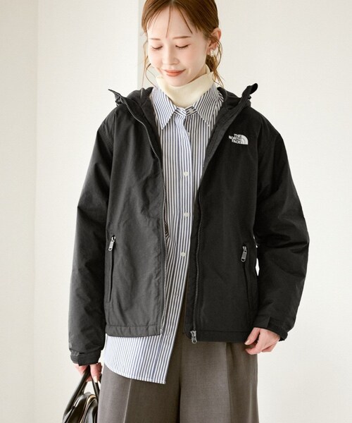 ROPE' PICNIC（ロペピクニック）の「【THE NORTH FACE/ザ・ノース・フェイス】Compact Nomad Jacket（ブルゾン・レディース・ブラック/ベージュ系・M）」の7枚目の写真