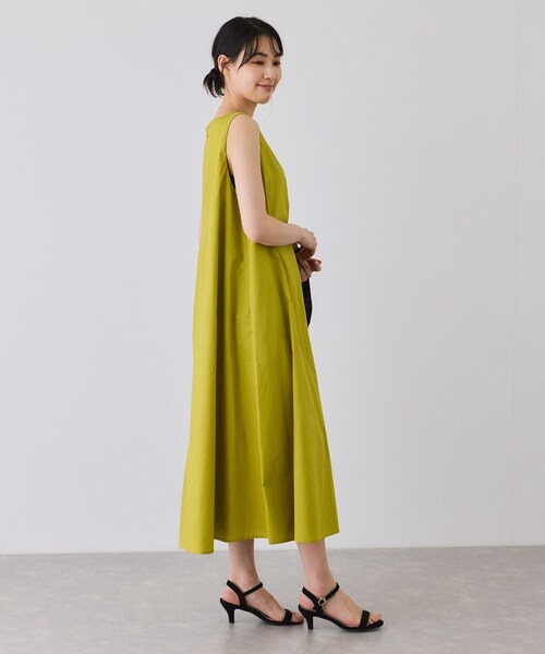 Jayro（ジャイロ）の「ノースリーブフレアワンピース（ワンピース・レディース・ブラック/グリーン/キミドリ/ネイビー/ピンク・F）」の21枚目の写真