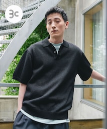 URBAN RESEARCH DOORS | 『洗濯可/UVカット』『URTECH』Aircare ショートスリーブニットポロ(ニット/セーター)