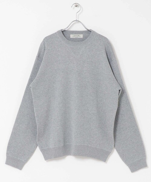 URBAN RESEARCH Sonny Label（アーバンリサーチサニーレーベル）の「スウェットライクニットプルオーバー（ニット/セーター・メンズ・チャコール/グレー/ブラック/グリーン/ダークブラウン・S/M/L/XL）」の19枚目の写真