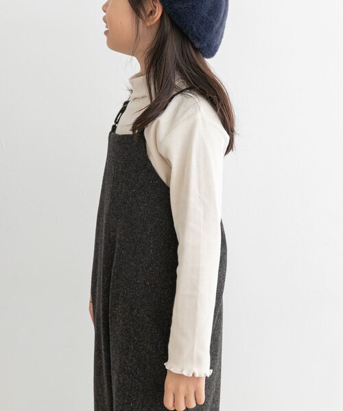 URBAN RESEARCH DOORS(アーバンリサーチドアーズ)の「『親子リンク』ネップツイードサロペット(KIDS)(ワンピース・キッズ・L.BEIGE/CHARCOAL・120/135)」の11枚目の写真