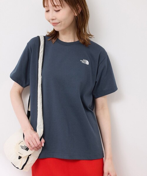 ROPE' PICNIC（ロペピクニック）の「【THE NORTH FACE/ザ・ノース・フェイス】Back Square Logo Tee（Tシャツ/カットソー・レディース・ブラック/ホワイト/カーキ/ネイビー・38）」の8枚目の写真