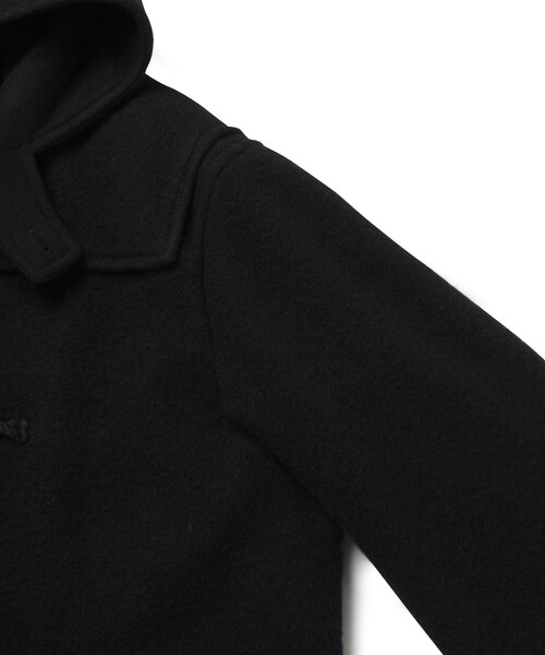 ADAM ET ROPE'（アダムエロペ）の「【blurhms ROOTSTOCK】Wool Melton Duffle Coat（ダッフルコート・メンズ・ブラック・2/3）」の7枚目の写真