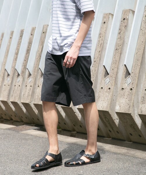 URBAN RESEARCH DOORS（アーバンリサーチドアーズ）の「FORK&SPOON　TEC LINENショートパンツ（その他パンツ・メンズ・BLACK/DARK BLUE/LIGHT GRAY・4/5）」の5枚目の写真