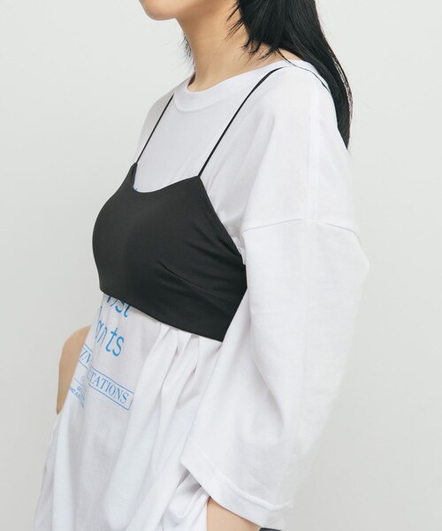 KBF（ケイビーエフ）の「シャーリングブラトップ（ブラジャー・レディース・IVORY/BLACK・one）」の15枚目の写真