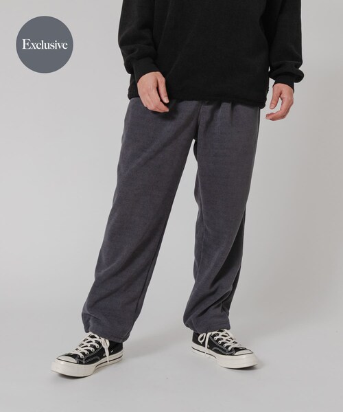 URBAN RESEARCH(アーバンリサーチ)の「『別注』THOUSAND MILE×URBAN RESEARCH ニットフリースパンツ(その他パンツ・メンズ・BLACK/CHARCOAL/NAVY/OFF・M/L)」の3枚目の写真
