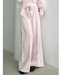 dazzlin | 【≠ME 谷崎早耶コラボ】レースラインスウェットパンツ(スウェットパンツ)