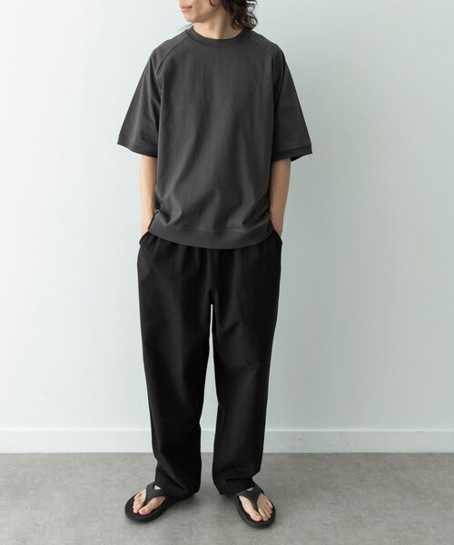 URBAN RESEARCH Sonny Label（アーバンリサーチサニーレーベル）の「リネン混ワイドイージーパンツ（その他パンツ・メンズ・ブラック/ベージュ・S/M/L）」の8枚目の写真
