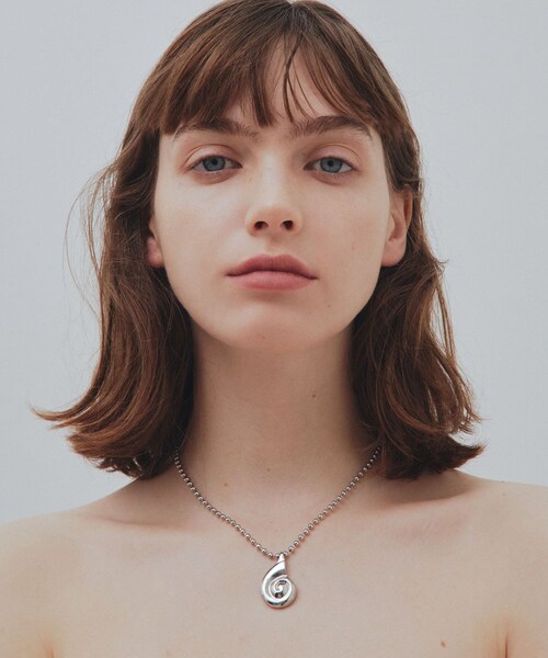 URBAN RESEARCH（アーバンリサーチ）の「IRIS47　ammonite necklace（ネックレス・レディース・silver・-）」の6枚目の写真