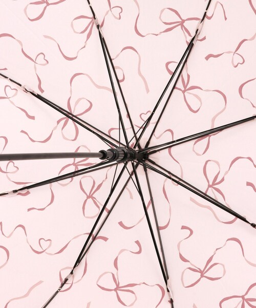 ROPE' PICNIC（ロペピクニック）の「【Wpc.】【晴雨兼用】ハートリボン長傘（長傘・レディース・ホワイト系/ブラウン/ピンク・F）」の13枚目の写真