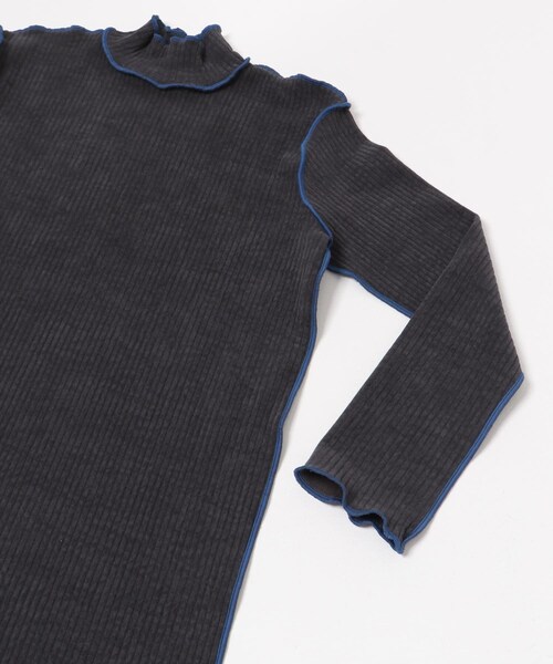 THE GOODLAND MARKET（ザグッドランドマーケット）の「&her　Smooth Rib Onepiece（ワンピース・レディース・CHARCOAL/OFF・FREE）」の21枚目の写真