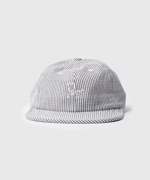 ADAM ET ROPE'(アダムエロペ)の「【by Parra/バイ・パラ】Signature 6 panel hat(キャップ・メンズ・ホワイト系/ラベンダー系・F)」の3枚目の写真