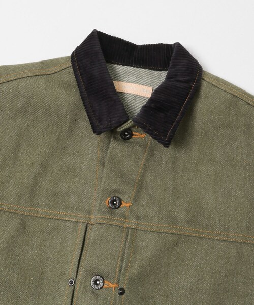 URBAN RESEARCH（アーバンリサーチ）の「Willow Pants　Y-002（デニムジャケット・メンズ・OLV-denim・0/1）」の4枚目の写真