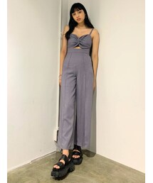 EMODA | アシンメトリーツイストオールインワン(つなぎ/オールインワン)