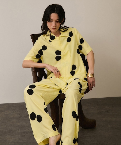 ADAM ET ROPE'（アダムエロペ）の「【J'aDoRe・店舗限定】【SUKU HOME（スクホーム）】SUMMER NIGHT / サマーナイトパジャマ（ルームウェア/パジャマ・レディース・ホワイト系/クリーム系・S）」の7枚目の写真