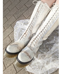 merry jenny | レースアップレインブーツ(ドレスシューズ)