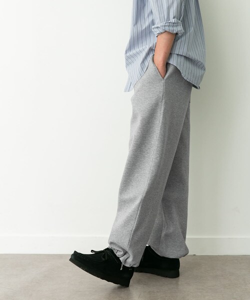 URBAN RESEARCH Sonny Label（アーバンリサーチサニーレーベル）の「リラックスワイドスウェットパンツ（スウェットパンツ・メンズ・ブラック/杢グレー・M/L）」の7枚目の写真