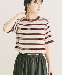 ITEMS URBANRESEARCH | マルチボーダー半袖ニット(ニット/セーター)
