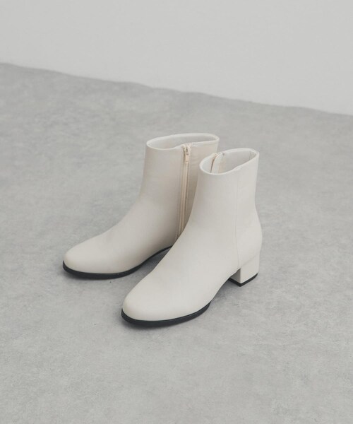 URBAN RESEARCH DOORS（アーバンリサーチドアーズ）の「チャンキーヒールブーツ（ブーツ・レディース・IVORY/BLACK・36/37/38）」の7枚目の写真
