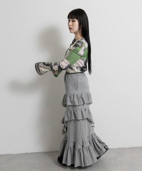 THE GOODLAND MARKET（ザグッドランドマーケット）の「old honey　42°C tops（その他トップス・レディース・01green/02purple・FREE）」の6枚目の写真