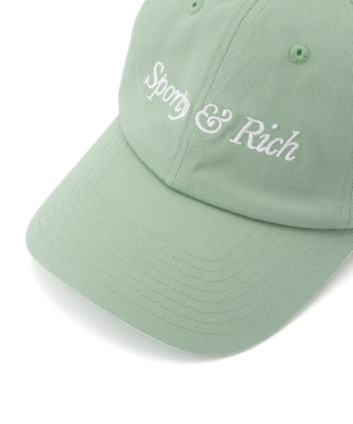 ADAM ET ROPE'（アダムエロペ）の「【SPORTY&RICH】ITALIC LOGO HAT