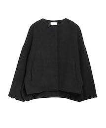 ELENDEEK | CREW NECK SHORT CT(ノーカラーコート)
