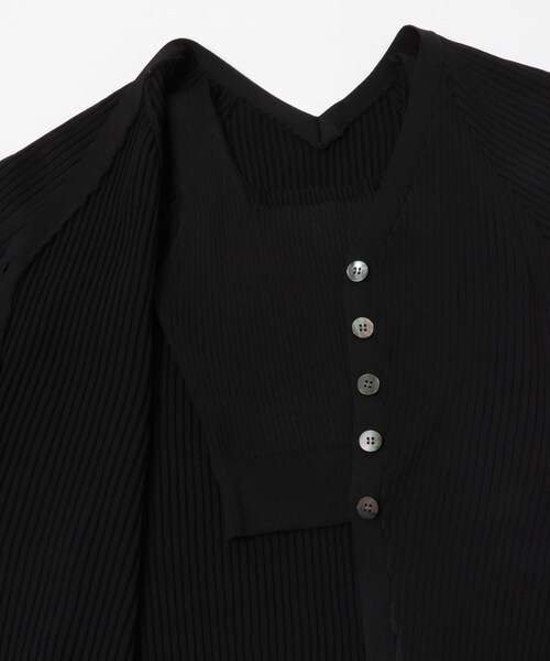 URBAN RESEARCH ROSSO（アーバンリサーチロッソ）の「ELENDEEK　SILHOUETTE ENSEMBLE KT（カーディガン/ボレロ・レディース・BLK/LVD・Free）」の11枚目の写真