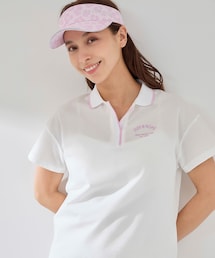 ROPE' | シアサッカーフラミンゴ半袖ポロ(ポロシャツ)