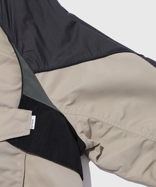 ADAM ET ROPE'(アダムエロペ)の「【elephant TRIBAL fabrics/エレファントトライバルファブリクス】WEP SPORTS JKT(その他アウター・メンズ・ブラック/ベージュ・M)」の6枚目の写真