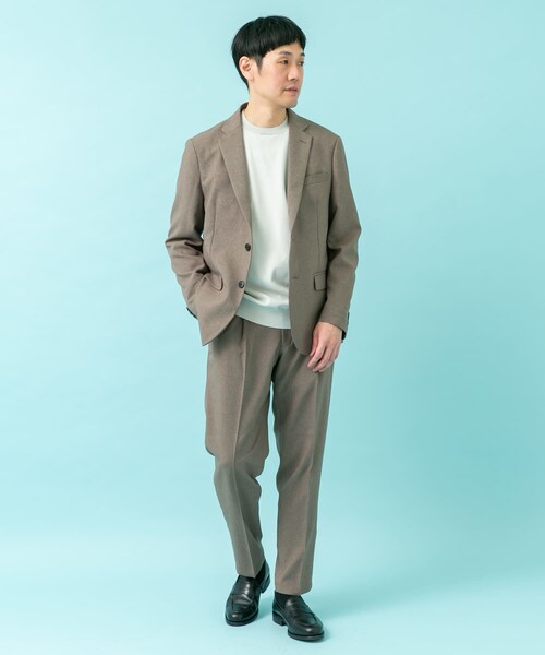 URBAN RESEARCH DOORS(アーバンリサーチドアーズ)の「LIFE STYLE TAILOR メランジストレッチパンツ(スラックス・メンズ・NAVY/GRAY/TAUPE・S/M/L/XL)」の18枚目の写真