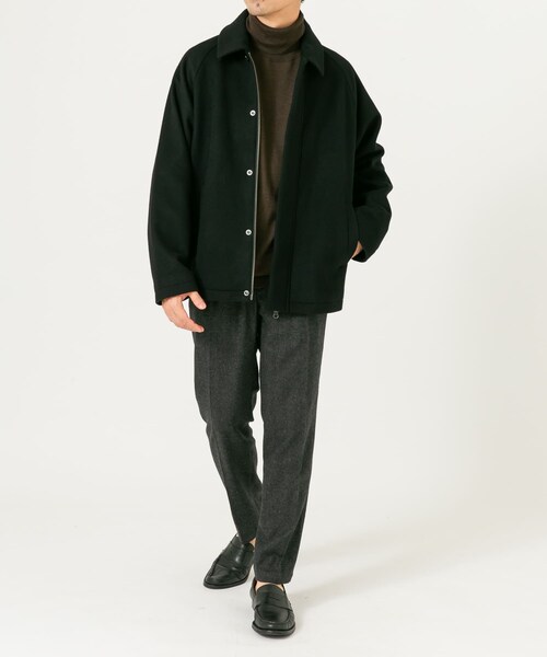 URBAN RESEARCH ROSSO（アーバンリサーチロッソ）の「スーパー100 ショートブルゾン（ブルゾン・メンズ・NAVY/BLACK・M/L）」の13枚目の写真