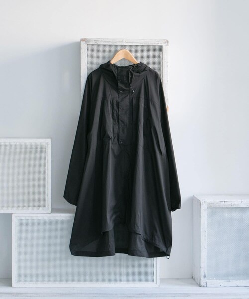 EKAL(エカル)の「ポータブルDWRオーバーコート(マウンテンパーカー・メンズ・BEG/BLK・S/M/L)」の5枚目の写真